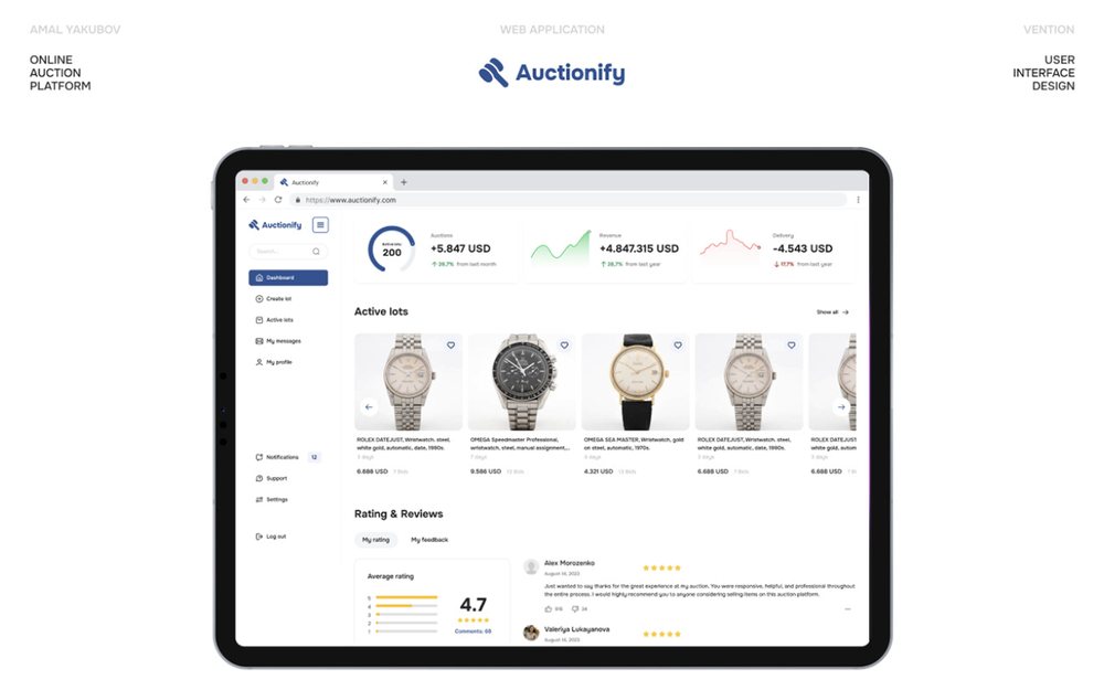 Auctionify — online auction platform